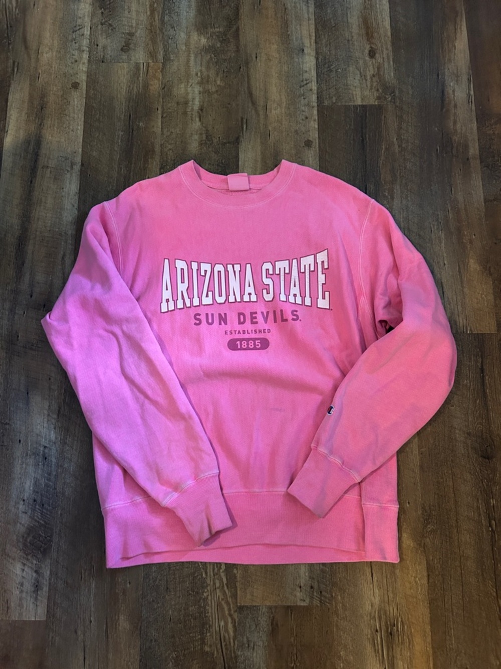 Champion Reverse Weave sweatshirt pink Arizona state sun devils medium